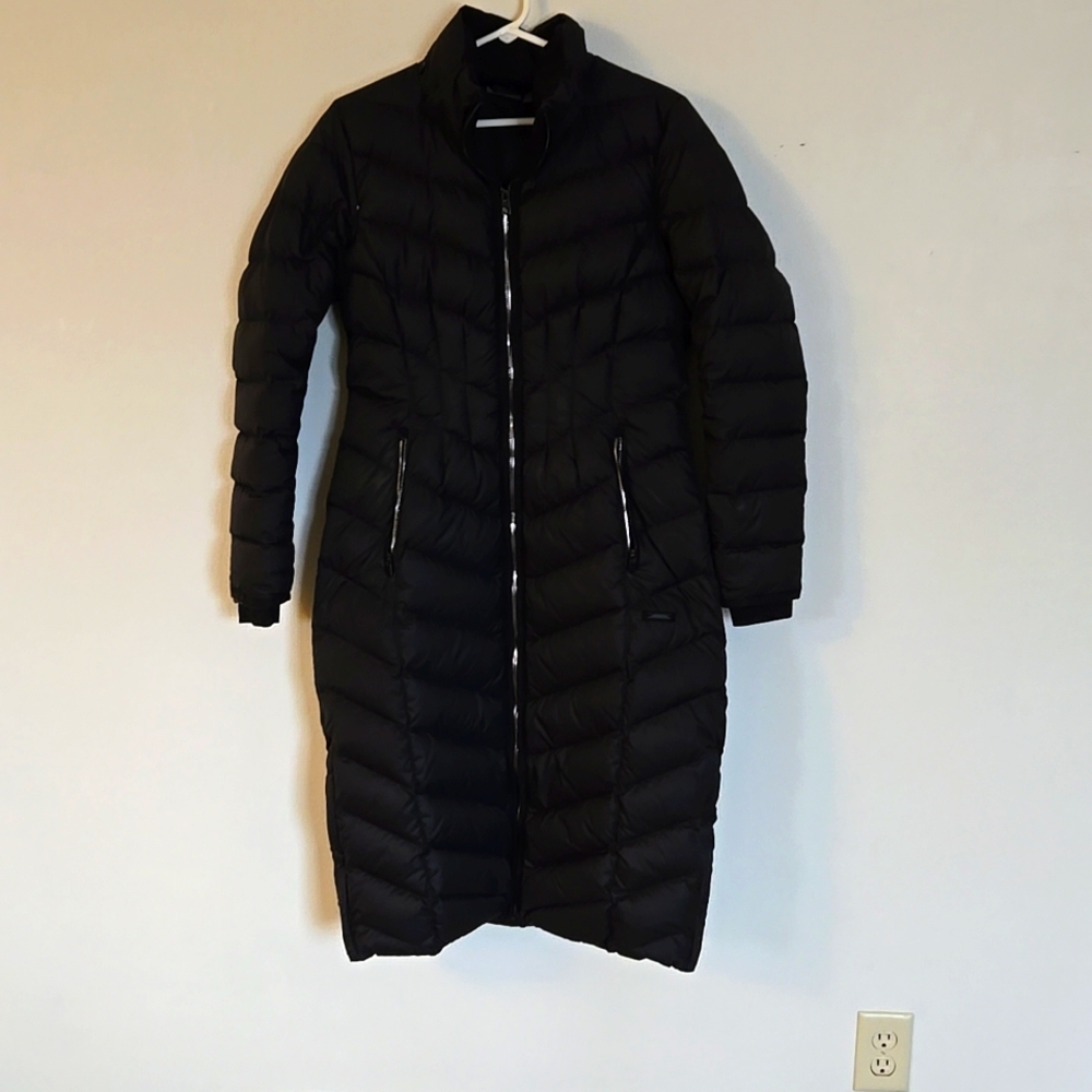 Athleta long down winter jacket